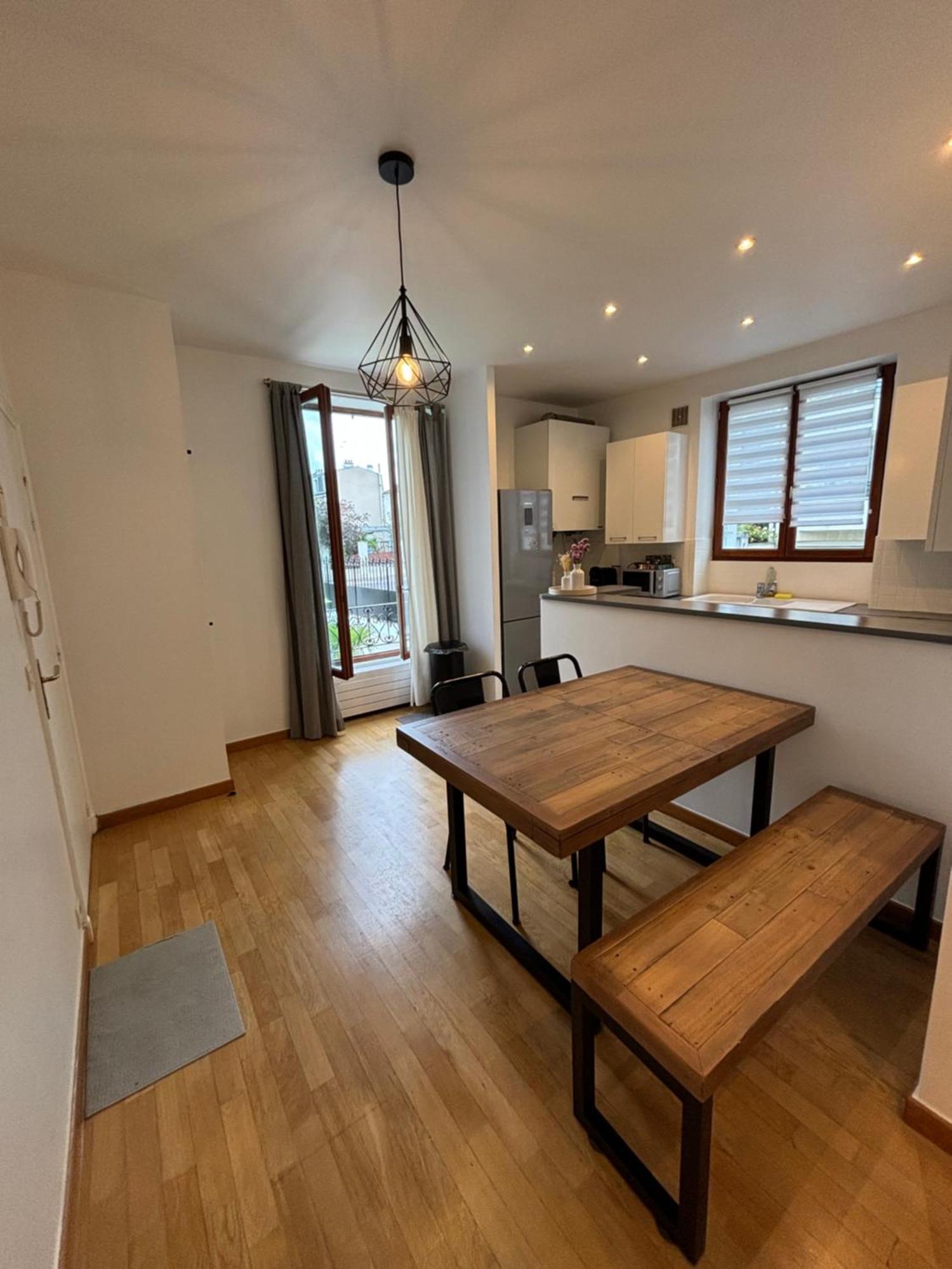 Appartement 2 Chambres Dans Une Belle Maison A Proximite De Paris Asnieres-sur-Seine Luaran gambar